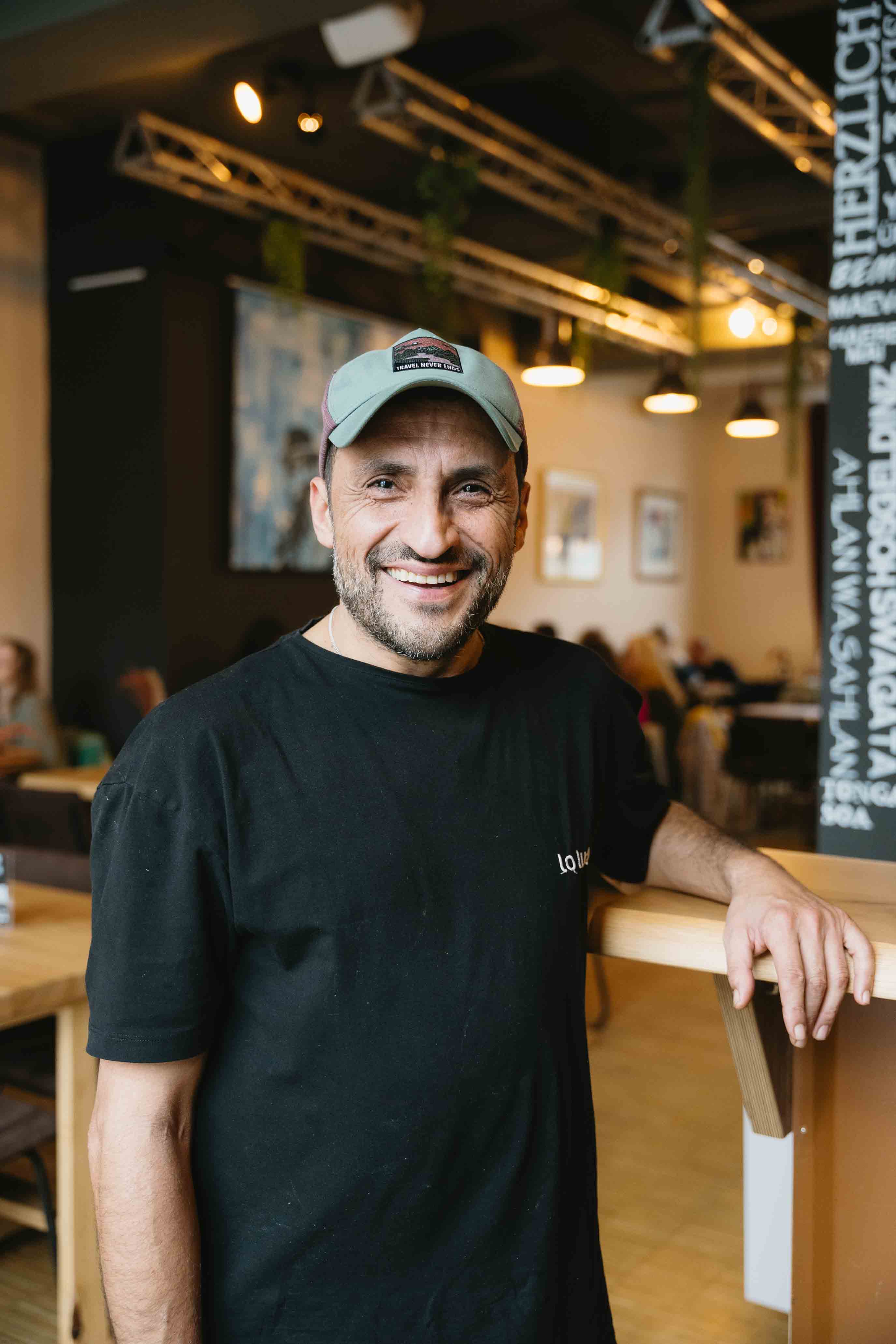 Hakki Agca im Restaurant La Lucha in Darmstadt